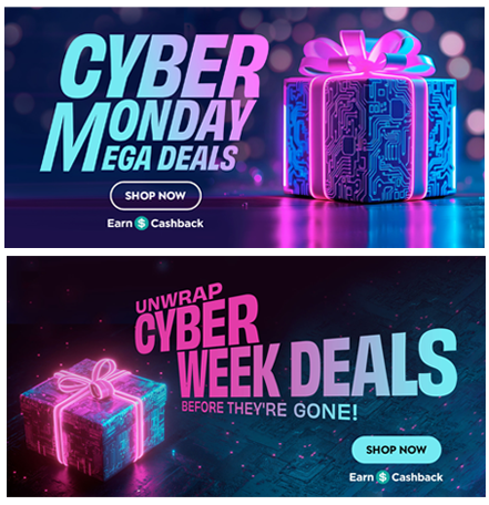 Holiday Styleguide Website Banners